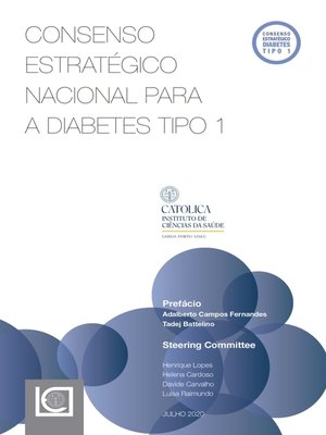 cover image of Consenso Estratégico Nacional para a Diabetes Tipo 1
